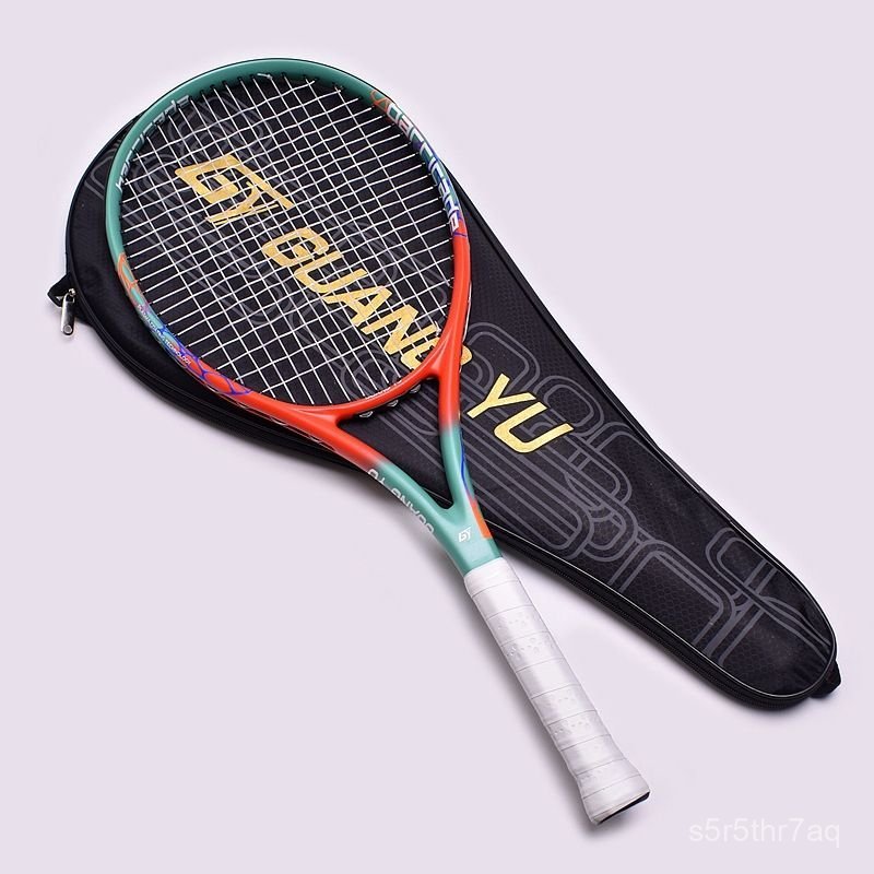 Vợt tennis toàn carbon Guangyu dành cho người lớn, vợt tập luyện có độ đàn hồi cao, vợt chuyên nghiệ