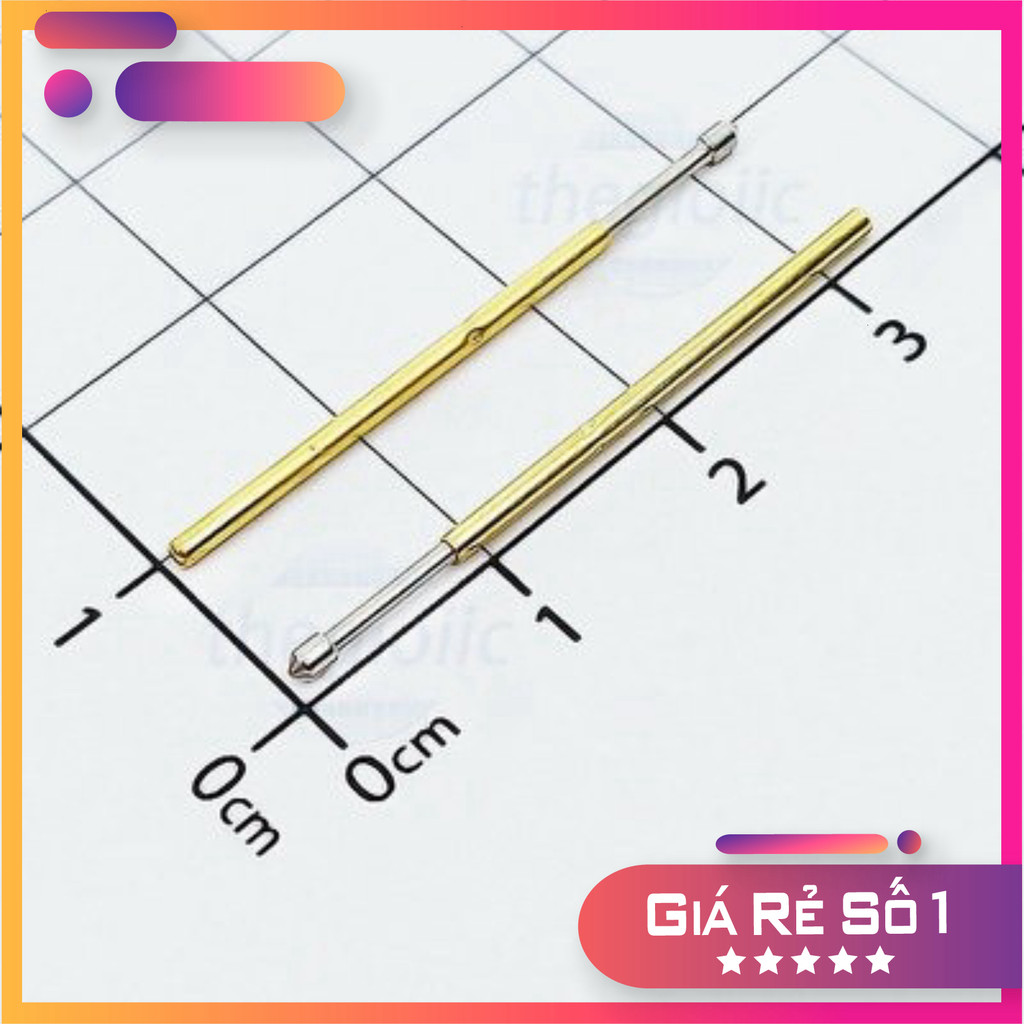 [10 Cái]- P100-E2 Kim Test Kiểm Tra Mạch Dài 33.3mm Điện Tử Thường Tín