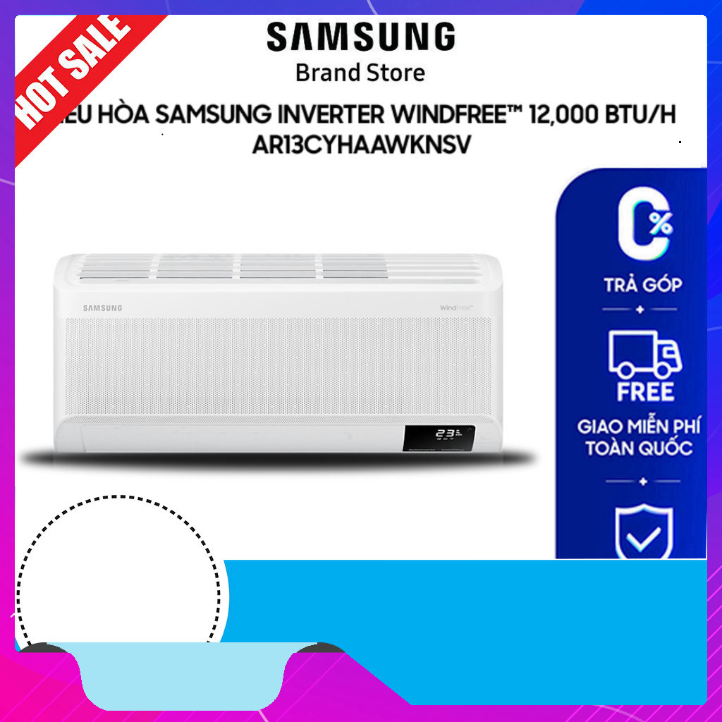 nhắn shop đặt hàng_  Khuyễn mãi  Điều hòa Samsung Inverter WindFree AR13CYHAAWKNSV 12.000 BTU/h  Chu