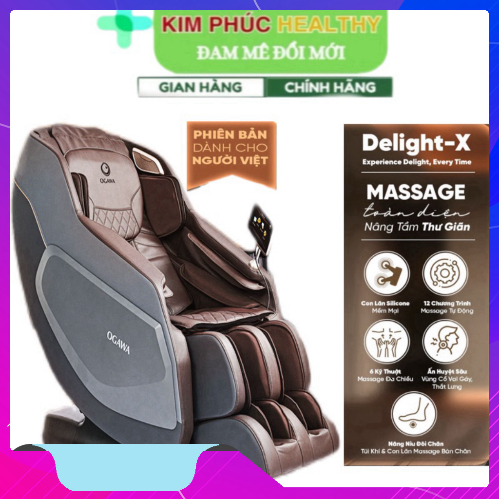 nhắn shop đặt hàng_  Ghế Massage Ogawa Delight X (OGVN5574) – Thư Giãn Toàn Diện, Hồi Phục Tức Thì _