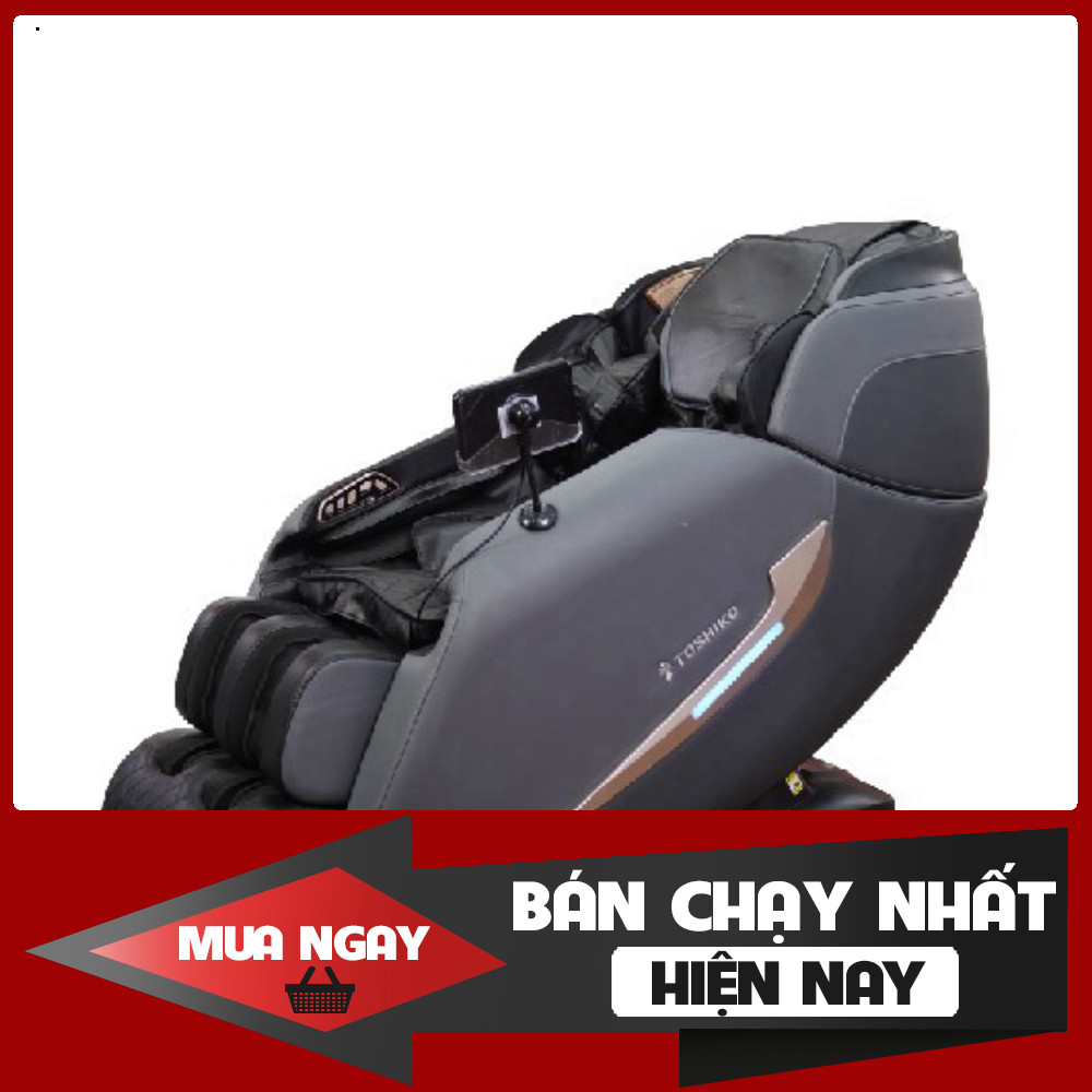 ib lấy mã bh_  Ghế massage toàn thân Toshiko T86 Pro  Công nghệ túi khí nhiệt hồng ngoại cao cấp  Bả
