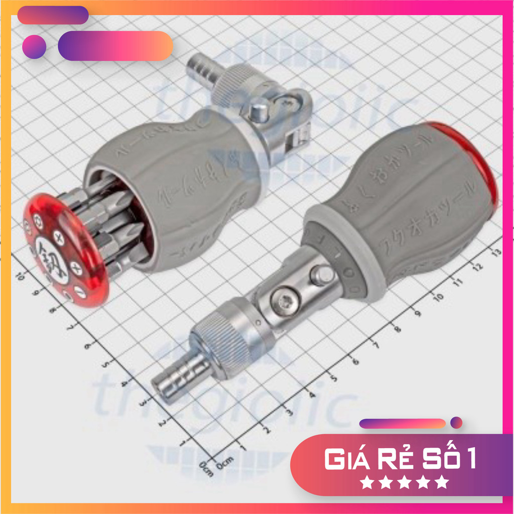 FO-9006M Tua Vít Chỉnh Góc Đa Năng 8 Trong 1 Dài 150mm Điện Tử Thường Tín