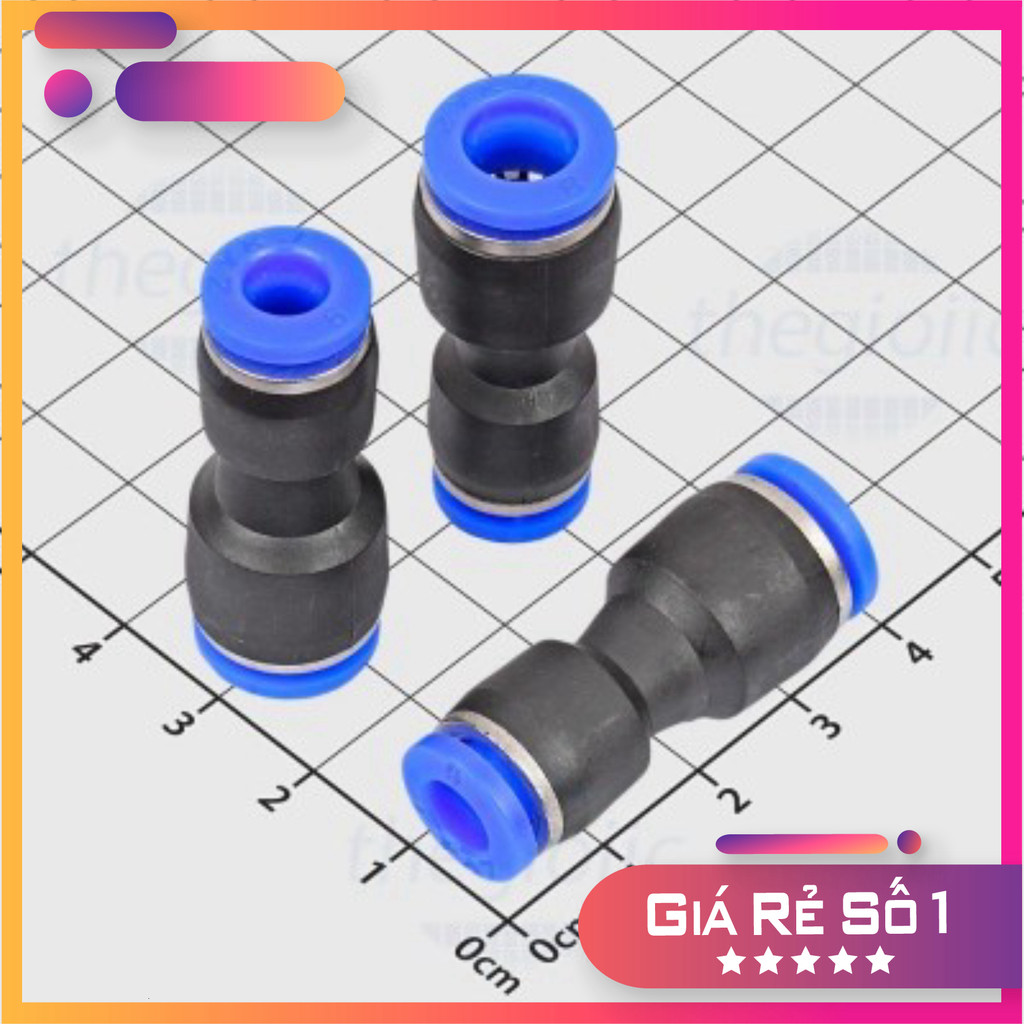 [10 Cái]- PG8-6 Đầu Nối Khí Nén Ống 8-6mm Điện Tử Thường Tín