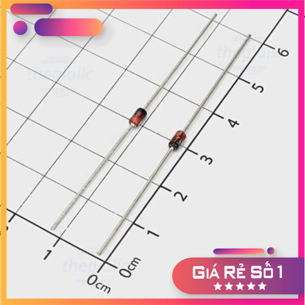 [50 Cái]- 1N4733A Diode Zener 5.1V 1W Điện Tử Thường Tín