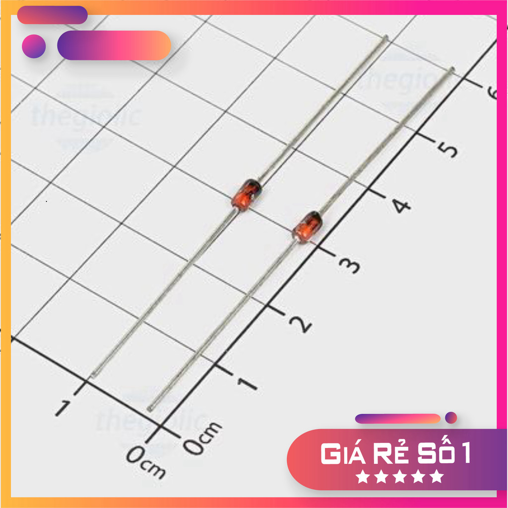 [50 Cái]- 1N4742A Diode Zener 12V 1W Điện Tử Thường Tín
