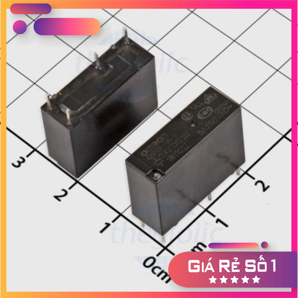 [2 Cái]- G5NB-1A-E-24VDC Rơ Le 24VDC 5A SPST-NO 4 Chân Điện Tử Thường Tín