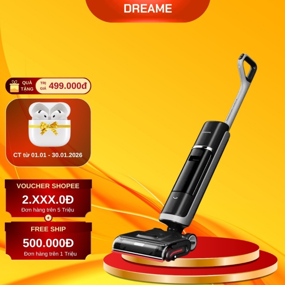 Dreame H15 Pro Heat | H15 Pro FoamWash | H16 Pro Steam Máy Hút Bụi Lau Sàn - Bản Quốc Tế