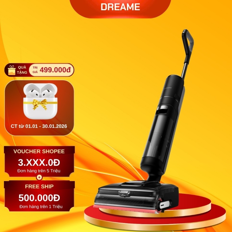 H16 Pro Steam | Dreame H15 Pro FoamWash | H15 Pro Heat Máy Hút Bụi Lau Sàn - Bản Quốc Tế