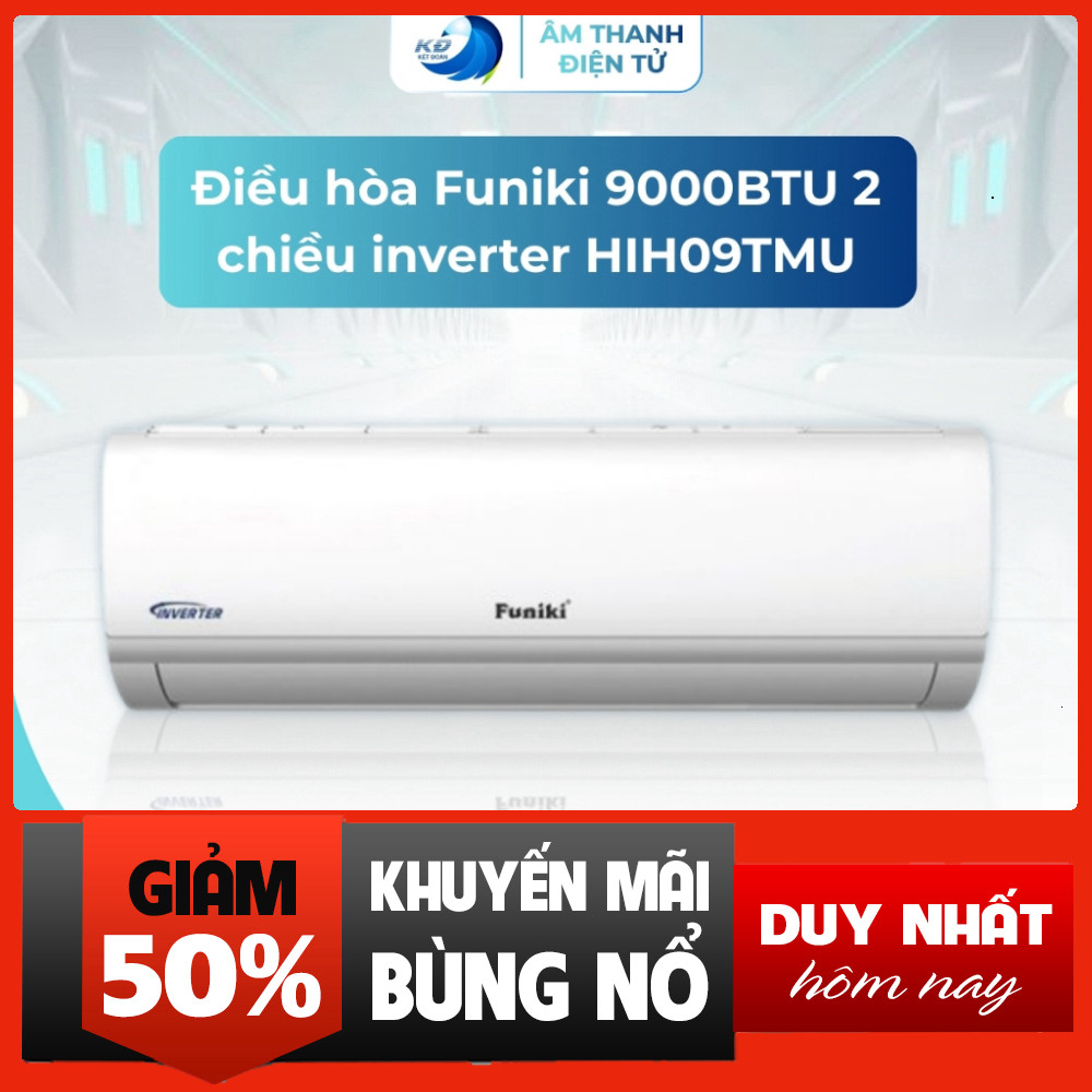 Thiết Bị Điều Hòa Funiki 9000BTU Inverter Tận Hạng Nắng 2 Chiều