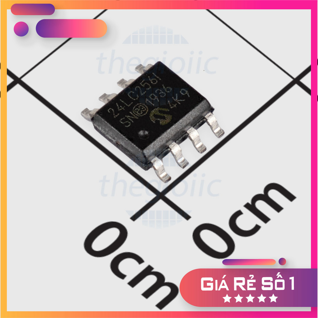 24LC256-I/SN IC EEPROM 256Kbit 8-SOIC Linh Kiện Trường Giang 86
