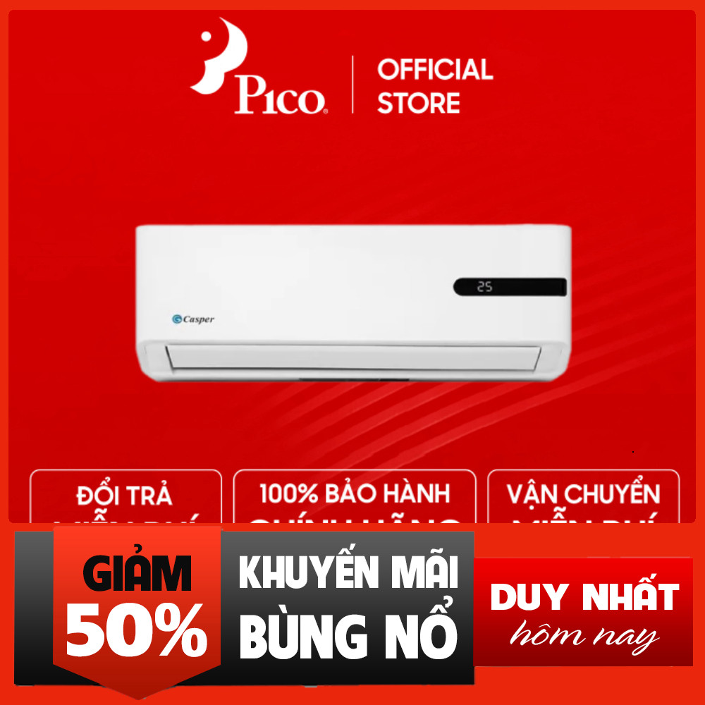 Điều Hòa 1 Chiều 9000 BTU Inverter Có Tính Năng Hẹn Giờ Casper GC-09IB36