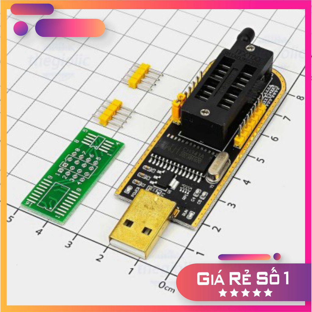 CH341A Mạch Nạp EEPROM SPI USB Linh Kiện Trường Giang 86