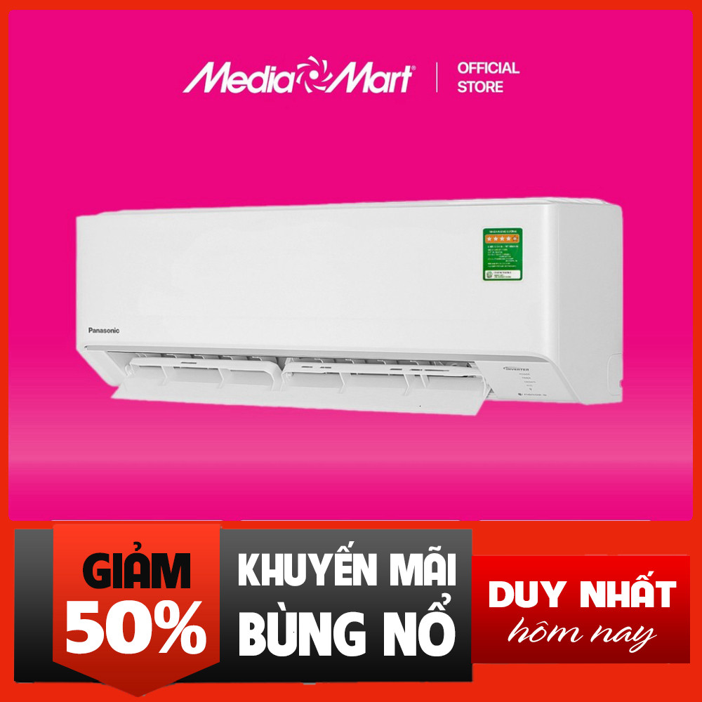 Điều Hòa Panasonic CS-PU9AKH-8 1 Chiều Inverter 1 HP 9.040 BTU Chống Rỉ Sét