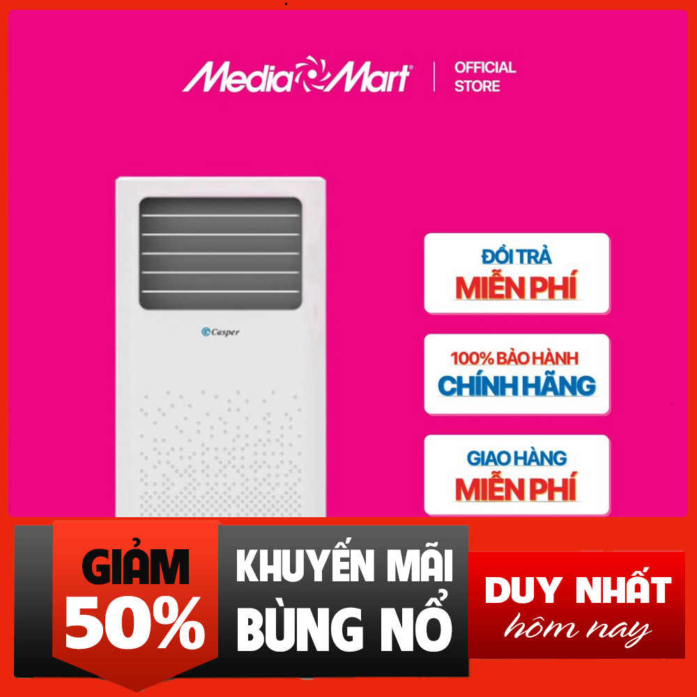 Điều Hòa Di Động Casper 9.000BTU PC-09TL33 Chính Hãng Freeship