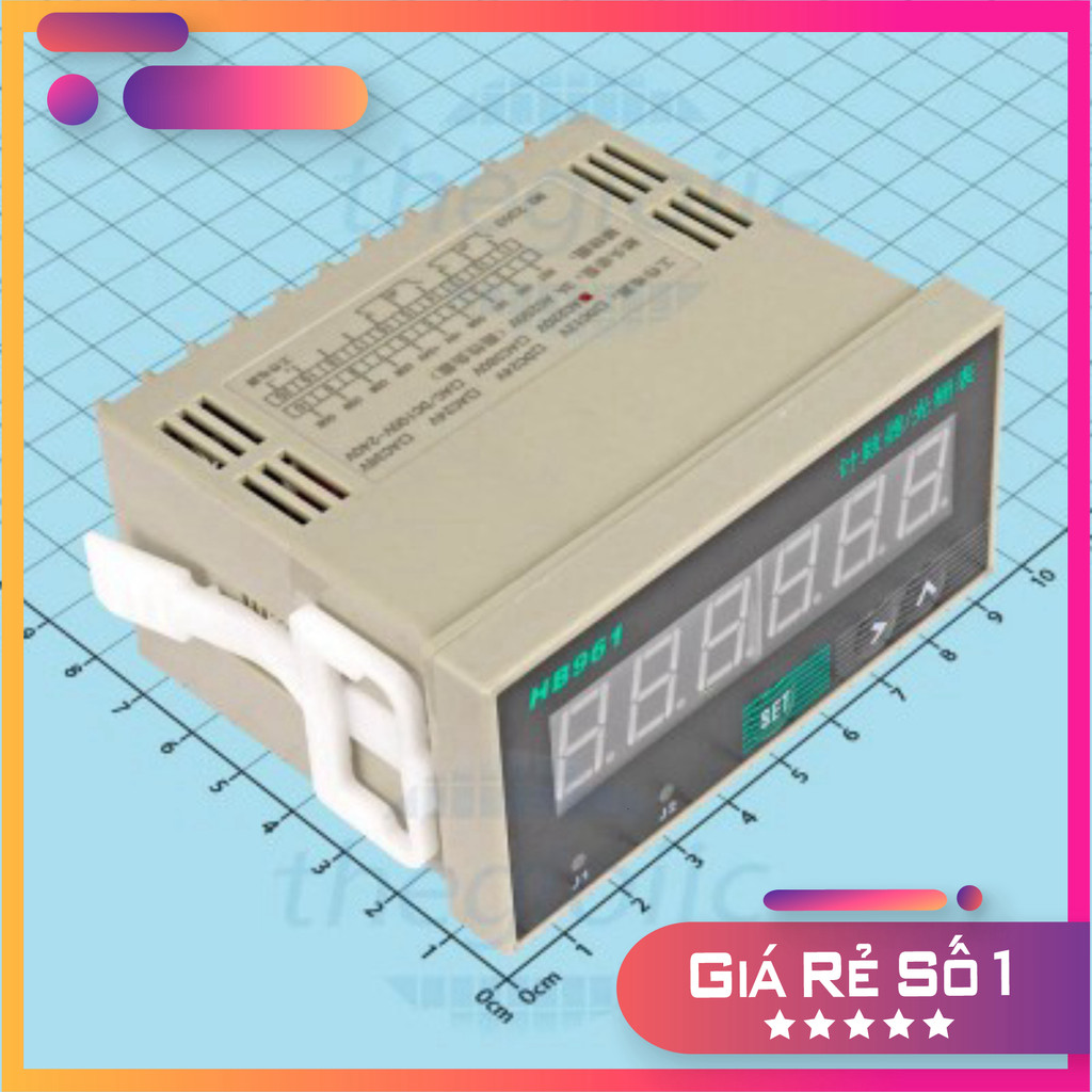HB961-W Máy Đếm Xung 6 Số 220V Linh Kiện Trường Giang 86