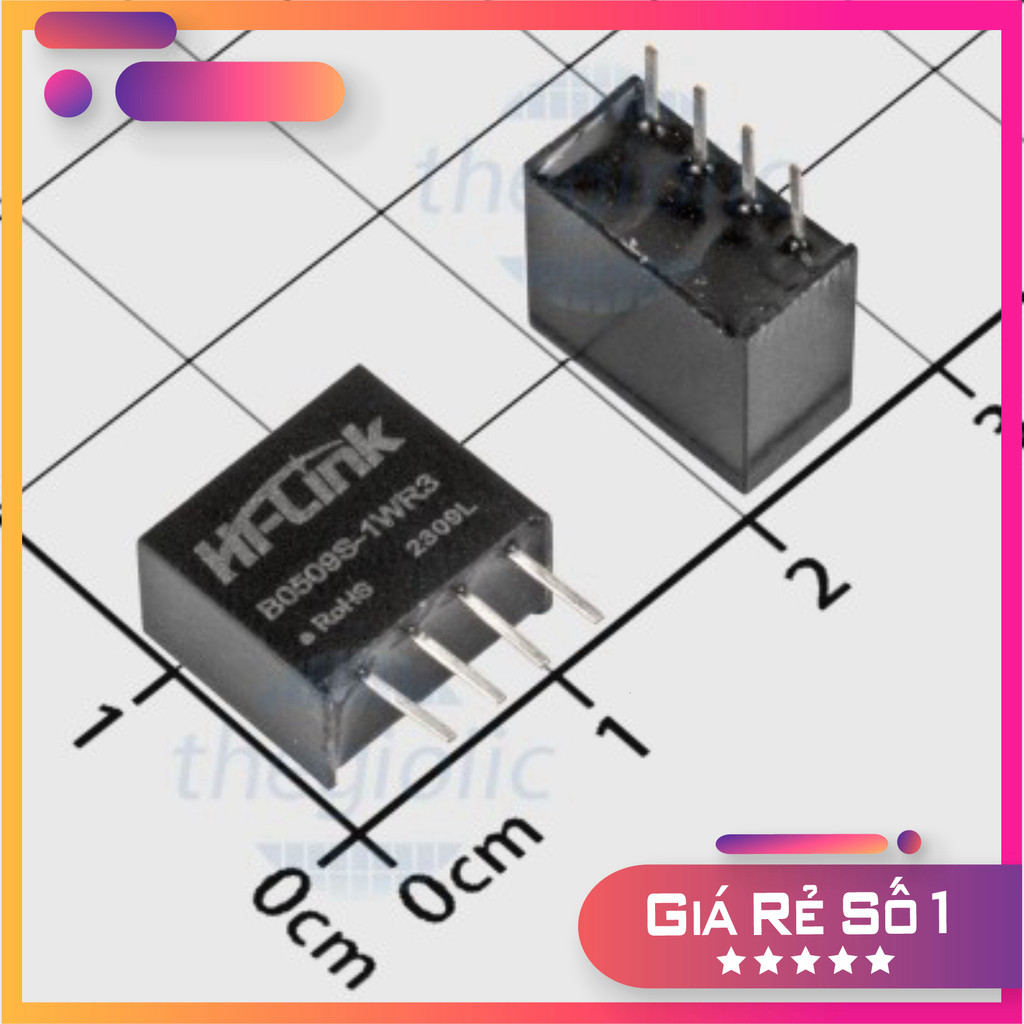 HLK-B0509S-1WR3 Chuyển Đổi DC-DC Vào 5V Ra 9V 1W Linh Kiện Trường Giang 86