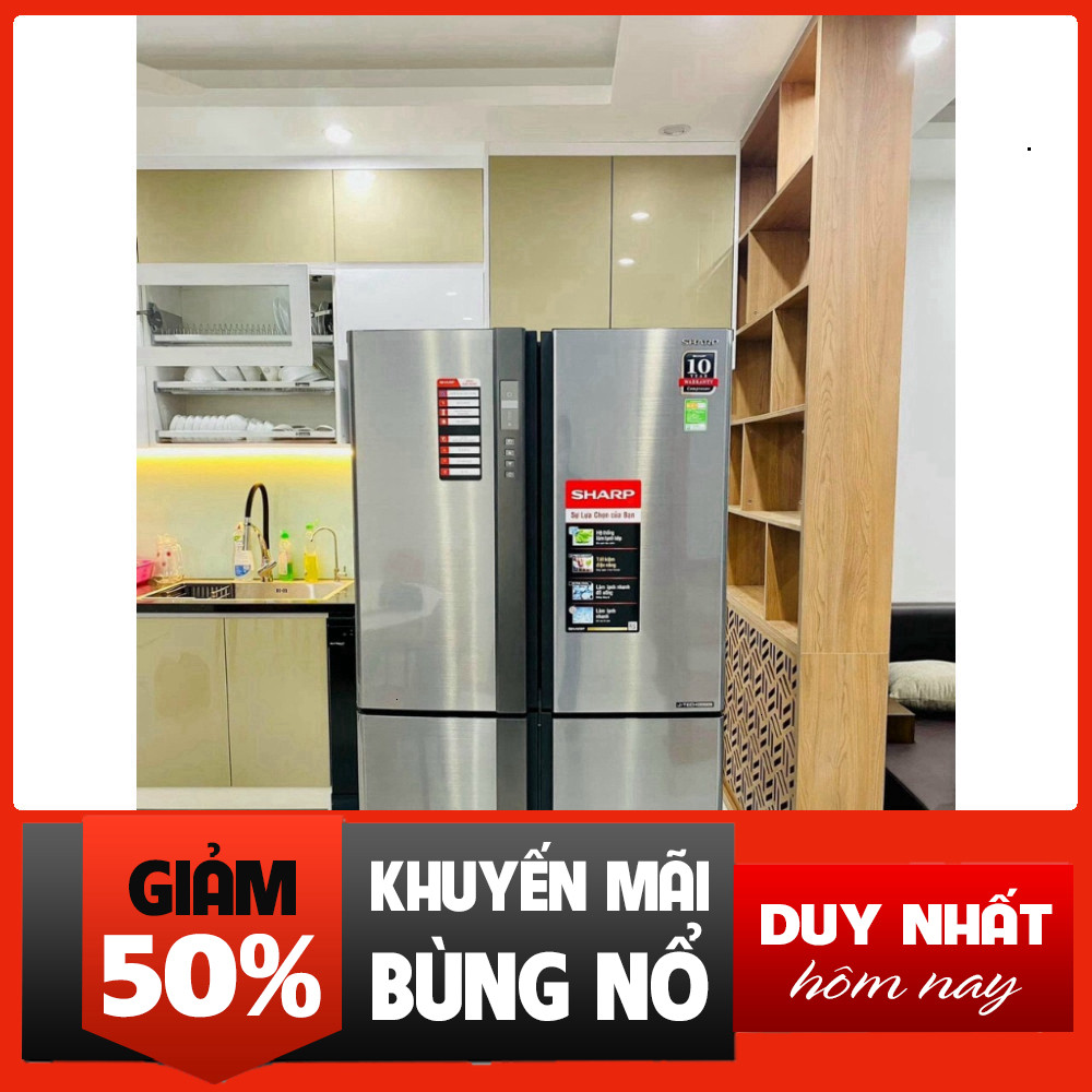 Tủ Lạnh Sharp Sharp Inverter 626 Lít Diện Tích Lớn Tiết Kiệm Điện Hiệu Quả Miễn phí lắp đặt và giao 