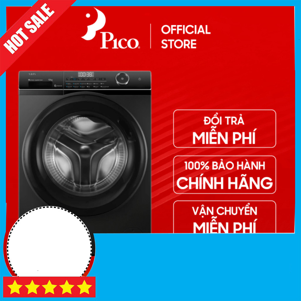 Khuyến mãi  Máy Giặt Ngang AQUA Inverter 12kg Màu Đen AW12-BP4959U1KB giao toàn quốc