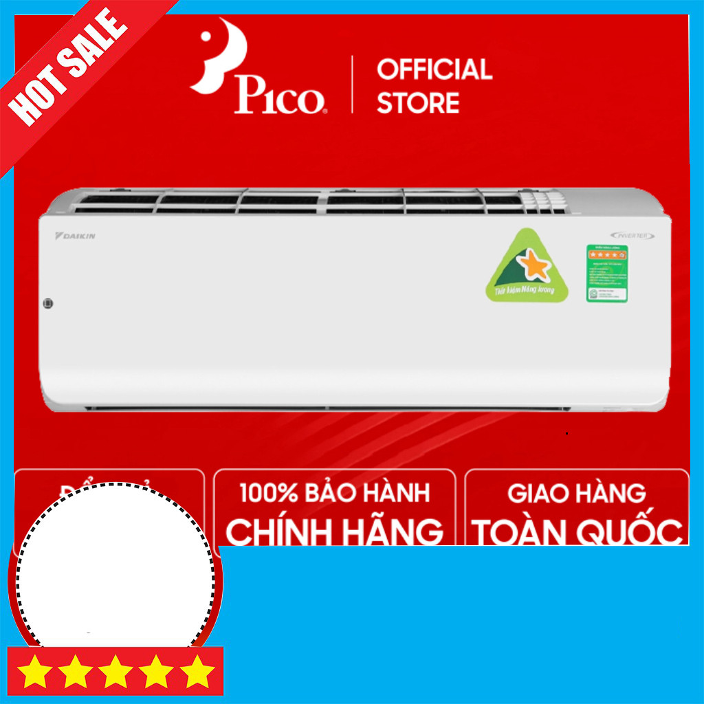 Khuyến mãi  Điều Hòa Daikin 2 Chiều Inverter 9000 BTU FTHF25XVMV Máy Lạnh Daikin 1Hp Giá Rẻ Giao toà