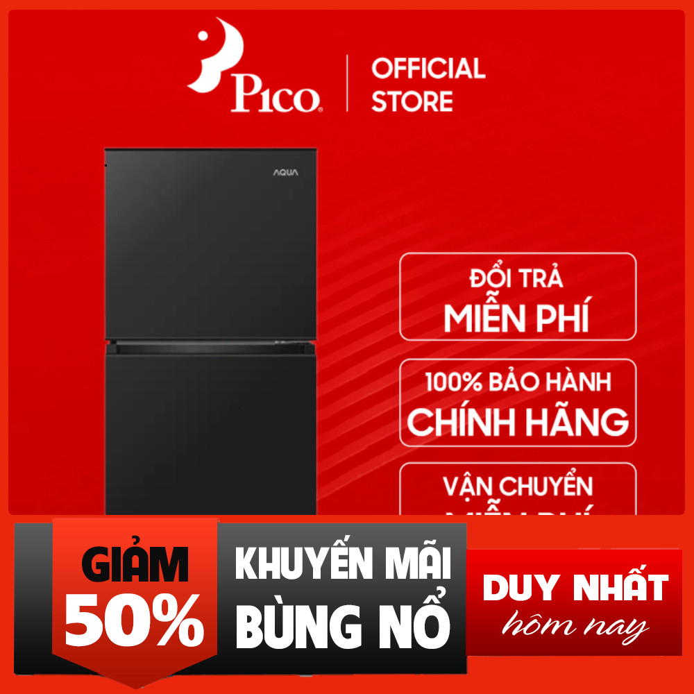 Tủ Lạnh AQUA AQR-T160FA(BS) 130 Lít Màu Đen Bảo Hành 2 Năm