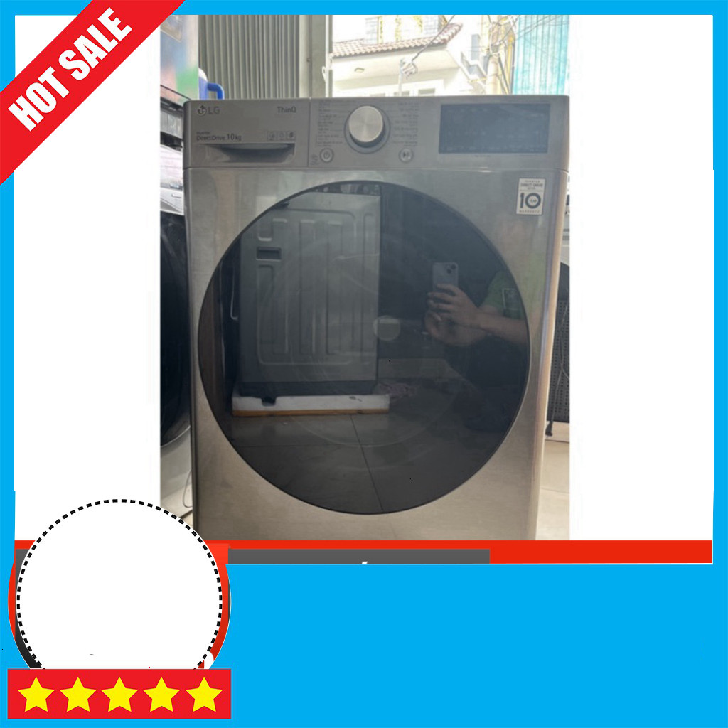 Khuyến mãi  Máy Giặt LG 10kg FV1410S4P Inverter Truyền Động Giảm Điện Miễn Phí Lắp Đặt giao toàn quố