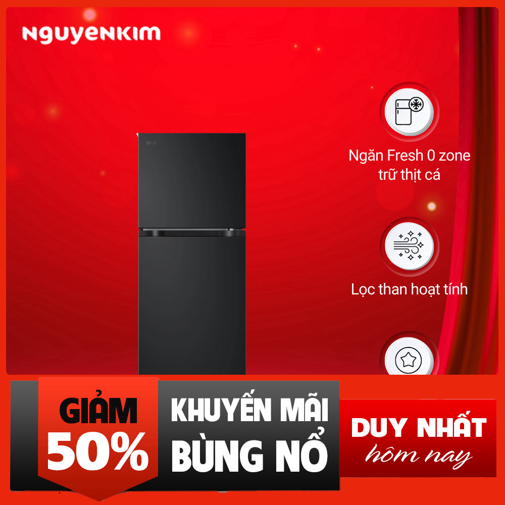 Tủ Lạnh LG Inverter 266 lít Lưới Nước Mềm Đa Năng LTB26BLM