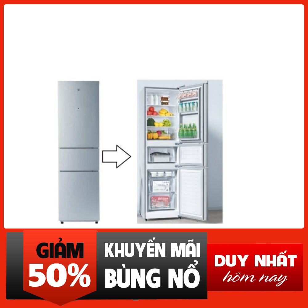 Tủ lạnh 3 cửa Xiaomi Mijia 215L độc đáo có ngăn đông mềm