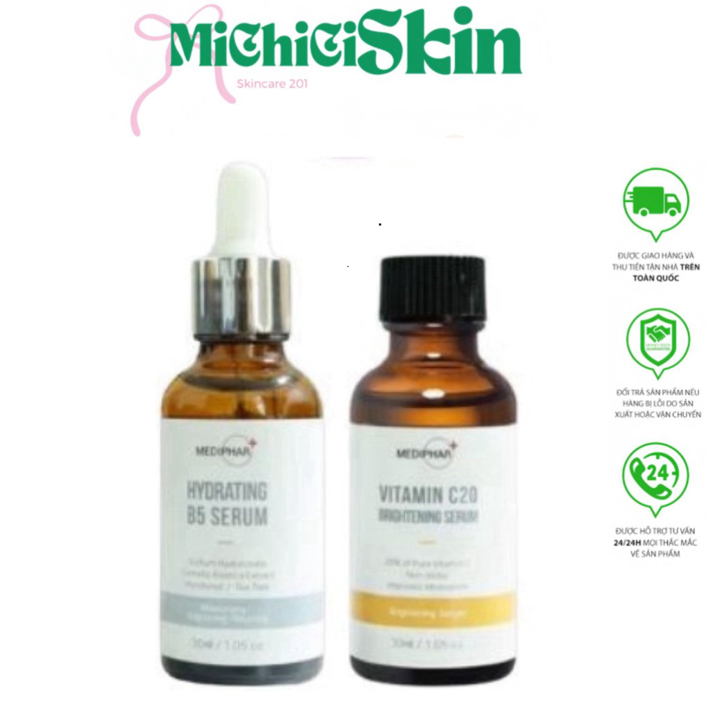 [Chính Hãng] Mediphar - Serum Giảm Thâm Đều Màu & Cấp Ẩm Phục Hồi Da - 30ml Auth