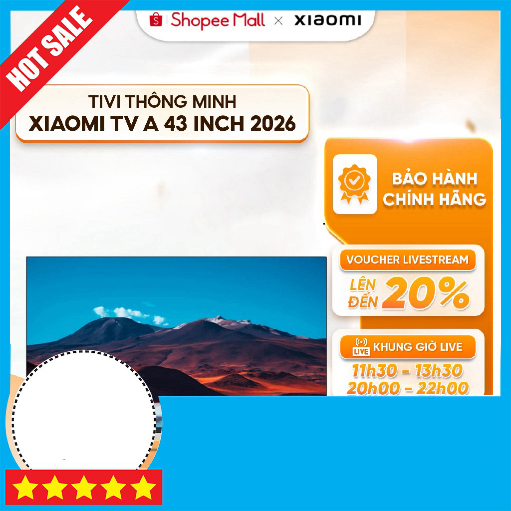 Khuyến mãi  Tivi Google A 4K 43inch L43MB-AUSEA Tivi Màn hình 43inch 4K Output adheres to all the pr