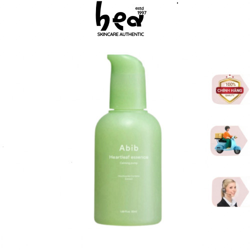 [BEA Skin] Serum Tinh chất diếp cá giúp làm dịu da nhanh chóng Abib Heartleaf Calming Pump Essence 5