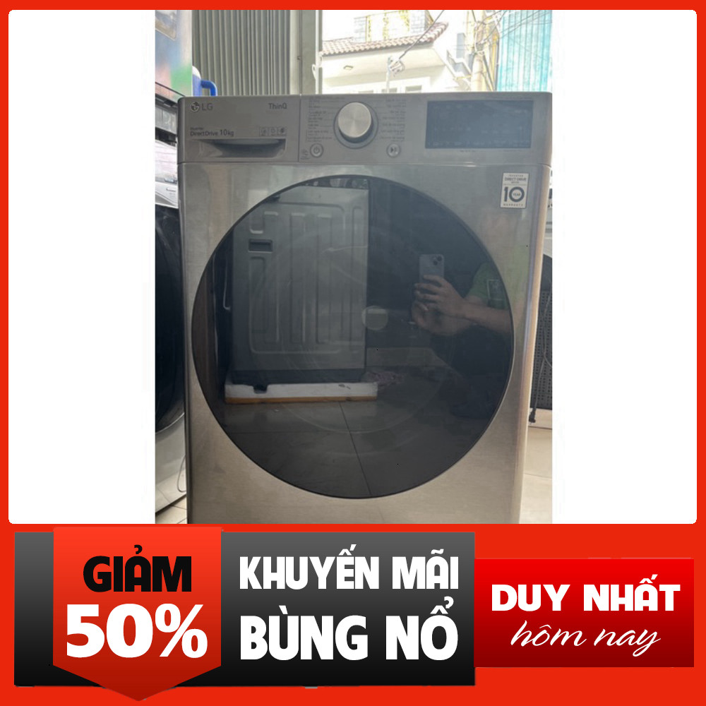 Máy Giặt LG 10kg Inverter Truyền Động Tiết Kiệm Điện FV1410S4P