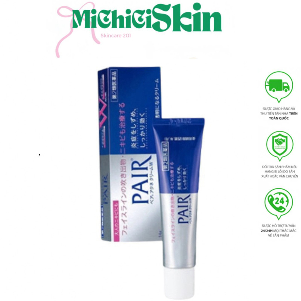 [Chính Hãng] Kem mụn PAIR Ance W Cream Nhật Bản giúp ngăn ngừa, giảm mụn 14g - Mẫu mới 2023 Auth