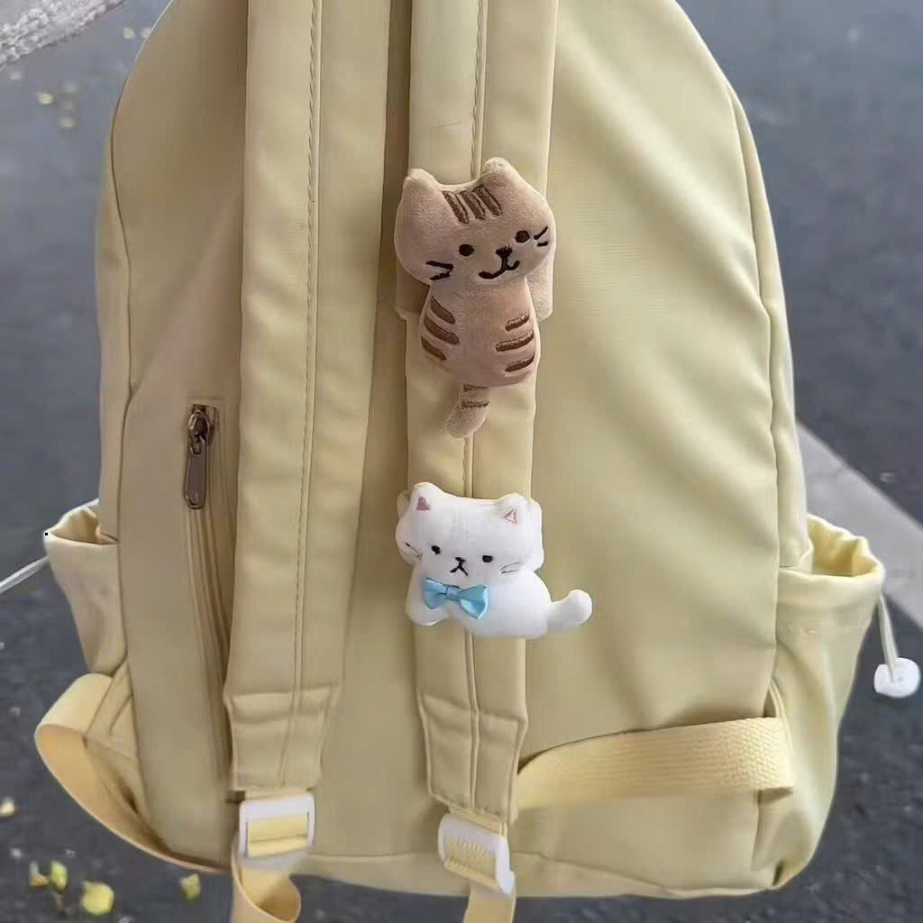 (H97) (Có sẵn) Mèo bông gắn balo, phụ kiện xinh cute