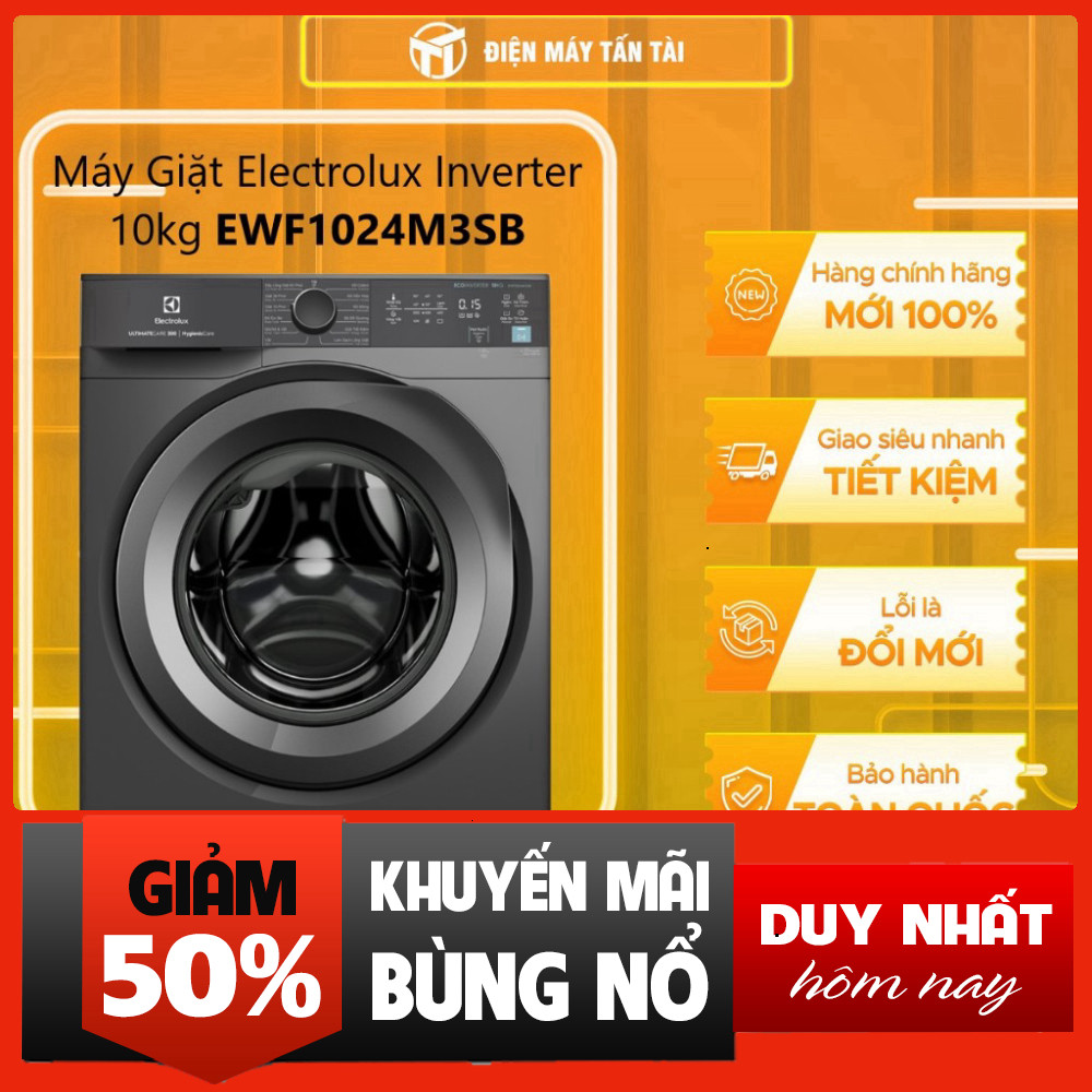 Máy giặt Electrolux UltimateCare 10kg EWF1024M3SB/EWF1024D3SC - Giao toàn quốc