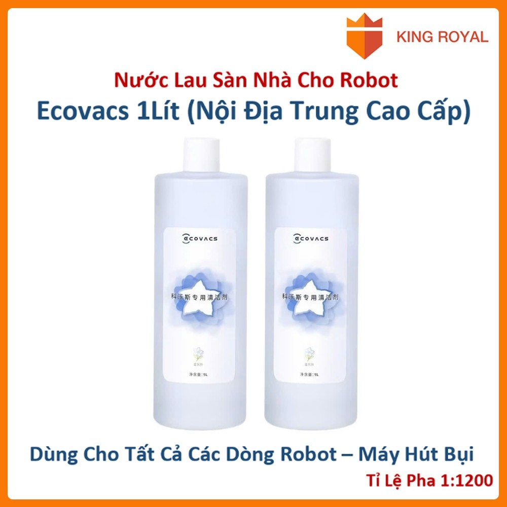 Nước lau sàn chuyên dụng cho Robot Ecovacs - Dùng cho tất cả các dòng robot…