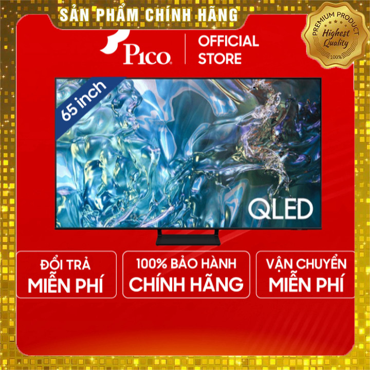 Smart Tivi QLED Samsung 4K 65 inch QA65Q60D 2024, tìm kiếm giọng nói tiếng Việt 65Q60D