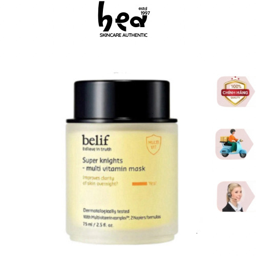 [BEA Skin] Mặt Nạ Ngủ Belif Super Knight Multi Vitamin Mask Mặt Nạ Belif Phục Hồi Da 75ml
