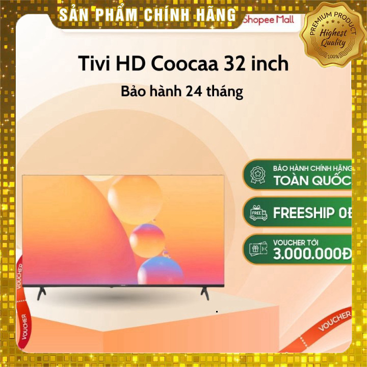 Smart Tivi Coocaa 32S3U+ 32 inch HD - Tivi thông minh chính hãng