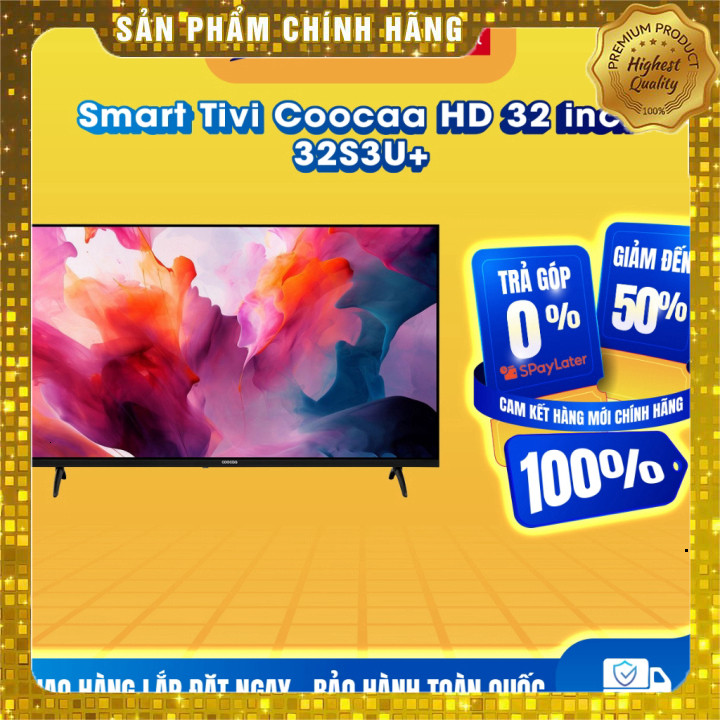 Smart Tivi Coocaa 32S3U+ 32 inch HD - Hàng chính hãng