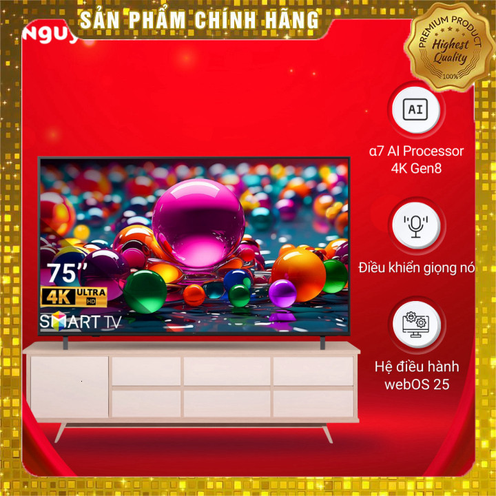 Smart Tivi LG UHD 4K 75 inch 75UA8450PSA - Tivi màn hình lớn chính hãng