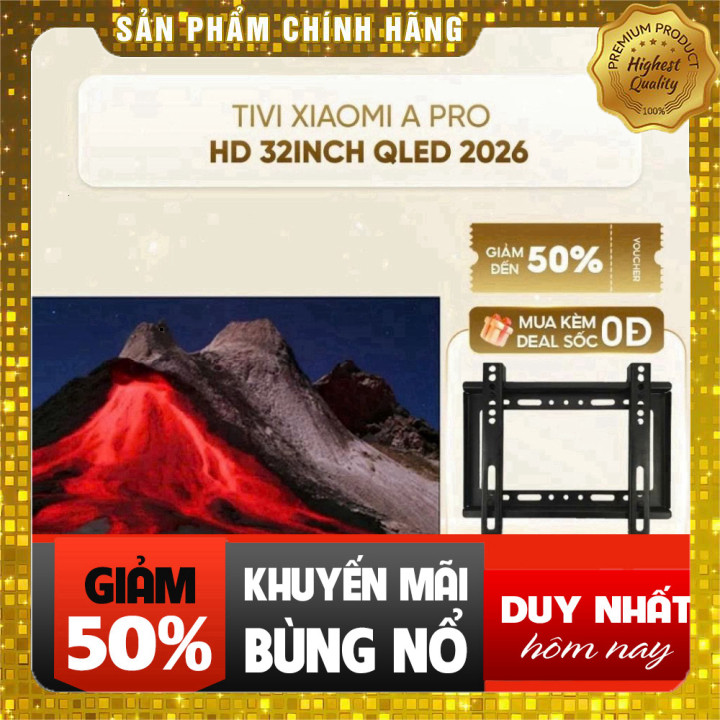 Google TV Xiaomi Tivi QLED 32 inch 4K - An Toàn, Chất Lượng Cao