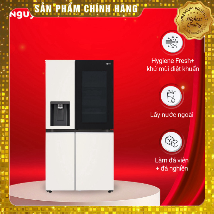Tủ lạnh LG Inverter GR-X257BG 635 lít, dung tích lớn, tiết kiệm điện