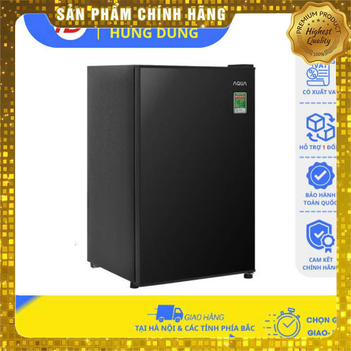 Tủ lạnh mini Aqua 90L AQR-D99FA(BS)/AQR-D100FA(BS) đen, tiết kiệm điện, ship HN 2h