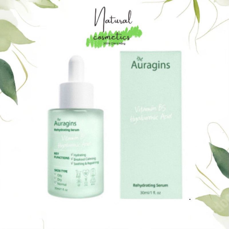 [Chính Hãng] Serum B5 Auragins  8% & Hyaluronic Acid Serum Cấp Ẩm Phục Hồi Da 30ml