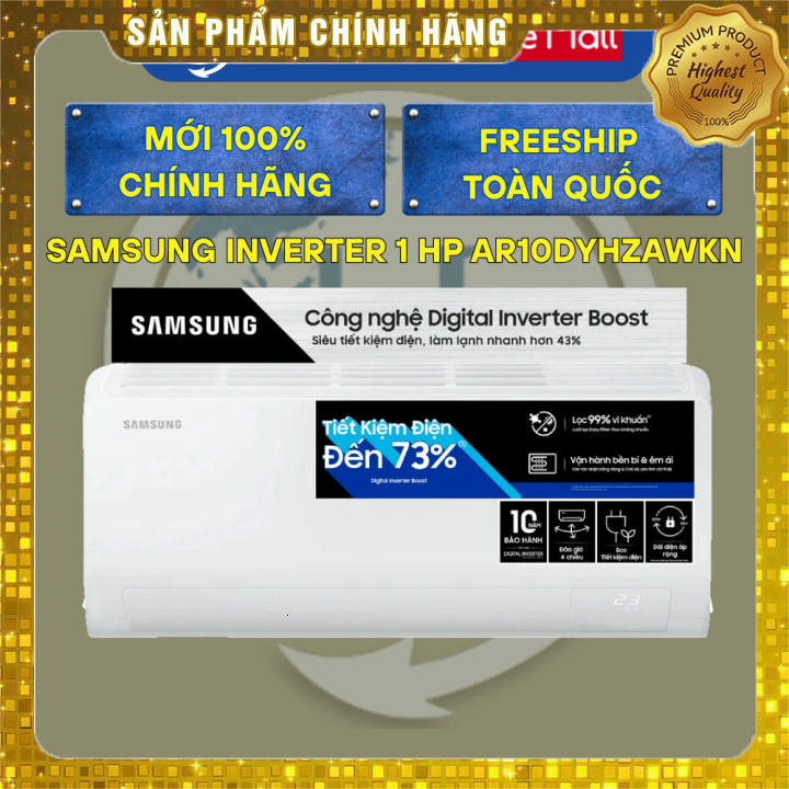 Máy lạnh Samsung Inverter 1 HP AR10DYHZAWKNSV chính hãng