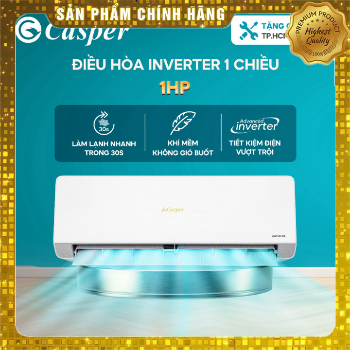 Điều Hòa LaCasper XC-09IU38 Inverter 1 Chiều Tiết Kiệm Điện Chính Hãng