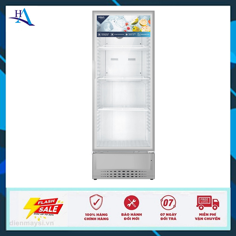 Tủ mát Aqua 215 Lít AQS-AF340N (Miễn phí giao tại HCM-ngoài tỉnh liên hệ shop)