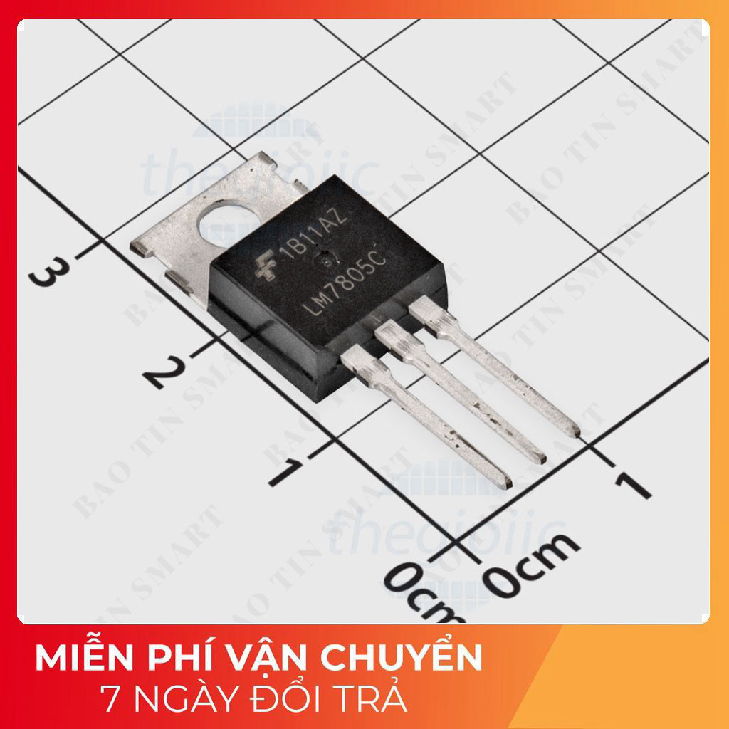 [5 Cái]- LM7805CT-CN IC Ổn Áp 5V 1.5A Tech Linh Kiện Tech Linh Kiện