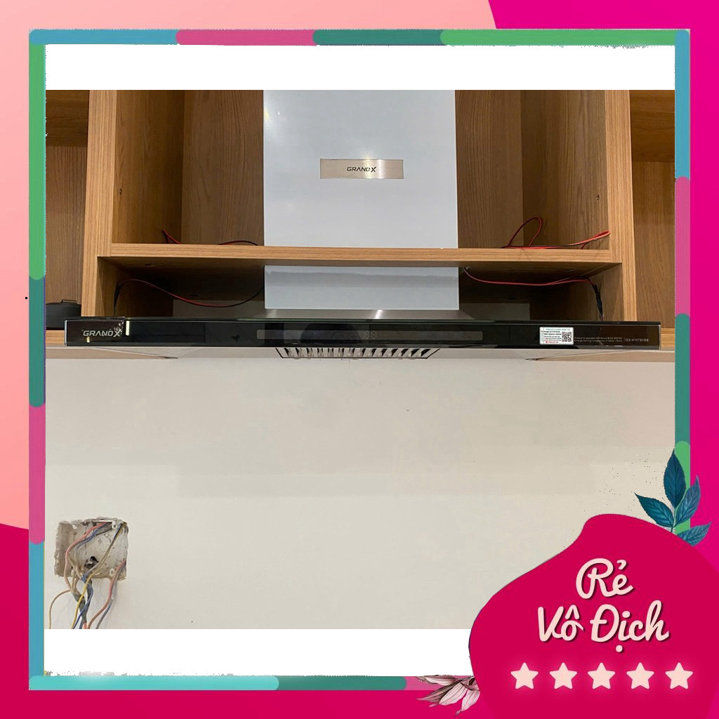 Máy hút mùi GrandX GX H70T81B Premium 70cm, động cơ BLDC, công suất ±1150m³/h - Hàng chính hãng