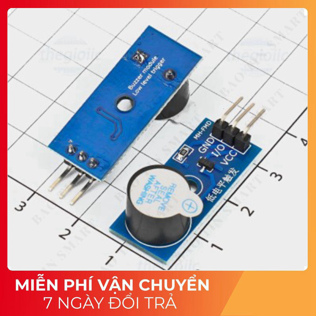 [3 Cái]- Module Còi Buzzer 3.3V 5V Tech Linh Kiện
